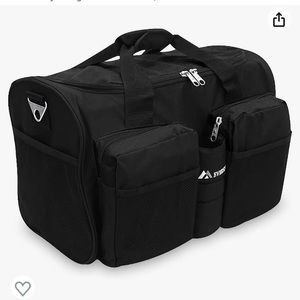 Everest Gym Bag with Wet Pocket, Black